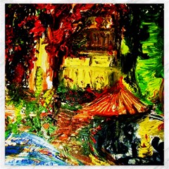 St Barbara Resort Canvas 20  X 20   by bestdesignintheworld