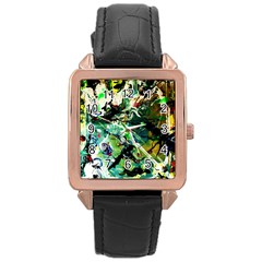 Jealousy   Battle Of Insects 4 Rose Gold Leather Watch  by bestdesignintheworld