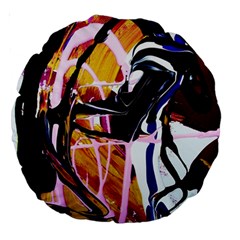 Immediate Attraction 2 Large 18  Premium Round Cushions by bestdesignintheworld