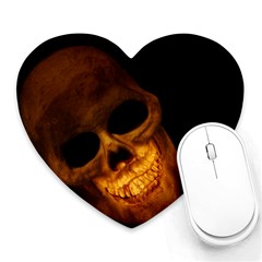 Laughing Skull Heart Mousepads by StarvingArtisan