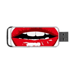 Sexy Lips Portable Usb Flash (one Side) by StarvingArtisan