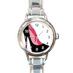 Stiletto  Round Italian Charm Watch by StarvingArtisan