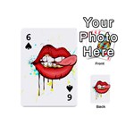 Bit Your Tongue Playing Cards 54 (Mini)  Front - Spade6