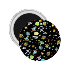 Space Pattern 2 25  Magnets by Valentinaart