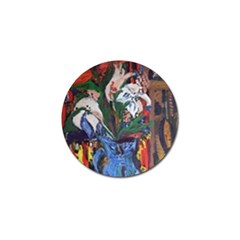 Buckeut In A Blue Jur Golf Ball Marker by bestdesignintheworld