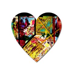Absurd Theater In And Out Heart Magnet by bestdesignintheworld