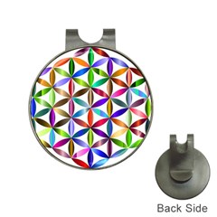 Flower Of Life Sacred Geometry Hat Clips With Golf Markers by Simbadda