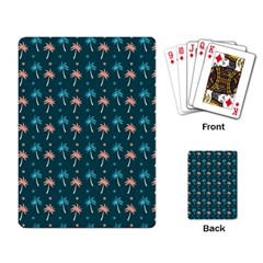 Summer Palms Pattern Playing Card by TastefulDesigns