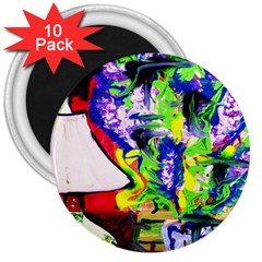 Lilac, Lamp And Curtain Window 1 3  Magnets (10 Pack)  by bestdesignintheworld