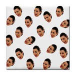 Crying Kim Kardashian Tile Coasters Front