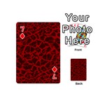 Red Earth Texture Playing Cards 54 (Mini) Front - Diamond7