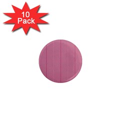 Mod Twist Stripes Red And White 1  Mini Magnet (10 Pack)  by BrightVibesDesign