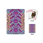 Climbing And Loving Beautiful Flowers Of Fantasy Floral Playing Cards (Mini)  Back
