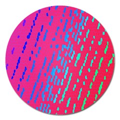 Background Desktop Mosaic Raspberry Magnet 5  (round) by Sapixe