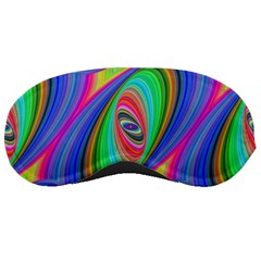 Ellipse Pattern Elliptical Fractal Sleeping Masks by Sapixe