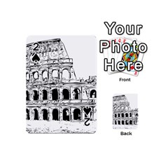 Line Art Architecture Playing Cards 54 (mini)  by Sapixe