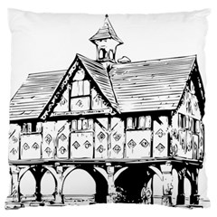 Line Art Architecture Vintage Old Standard Flano Cushion Case (one Side) by Sapixe