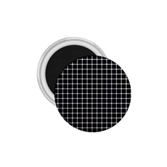Black And White Optical Illusion Dots And Lines 1 75  Magnets by PodArtist