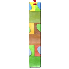 Easter Egg Happy Easter Colorful Large Book Marks by Sapixe
