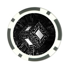 Technoid Future Robot Science Poker Chip Card Guard (10 Pack) by Sapixe