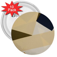 Fabric Textile Texture Abstract 3  Buttons (10 Pack)  by Sapixe