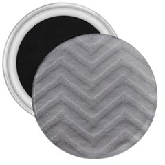 White Fabric Pattern Textile 3  Magnets by Sapixe