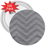 White Fabric Pattern Textile 3  Buttons (100 pack)  Front
