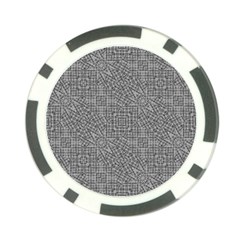 Linear Intricate Geometric Pattern Poker Chip Card Guard (10 Pack) by dflcprints
