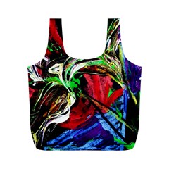 Lillies In The Terracotta Vase 3 Full Print Recycle Bags (m)  by bestdesignintheworld