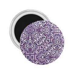Colorful Intricate Tribal Pattern 2 25  Magnets by dflcprints