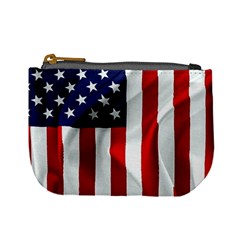American Usa Flag Vertical Mini Coin Purses by FunnyCow