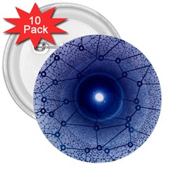 Network Social Abstract 3  Buttons (10 Pack)  by Nexatart