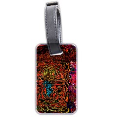 Exotic Water Colors Vibrant  Luggage Tags (two Sides) by flipstylezfashionsLLC