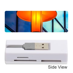 Orange Light Memory Card Reader (stick) by FunnyCow