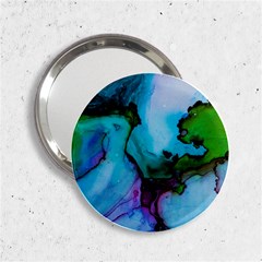Blue Green Ink                                          2 25  Handbag Mirror by LalyLauraFLM