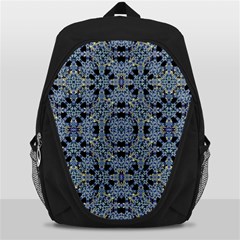 Oriental Ornate Pattern Backpack Bag by dflcprints