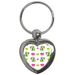 Dragons And Hearts Key Chains (heart)  by IIPhotographyAndDesigns