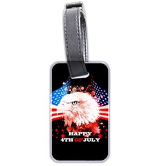 Independence Day, Eagle With Usa Flag Luggage Tags (two Sides) by FantasyWorld7