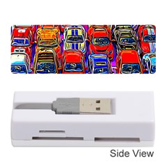 Colorful Toy Racing Cars Memory Card Reader (stick) by FunnyCow