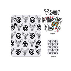 Owls And Pentacles Playing Cards 54 (mini)  by IIPhotographyAndDesigns