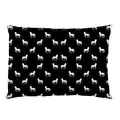 Silhouette Graphic Horses Pattern 7200 Pillow Case (two Sides) by dflcprints