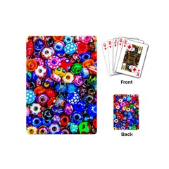 Colorful Beads Playing Cards (mini)  by FunnyCow