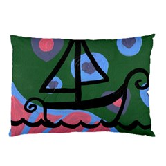 Boat Pillow Case (two Sides) by snowwhitegirl