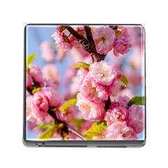 Flowering Almond Flowersg Memory Card Reader (square 5 Slot) by FunnyCow