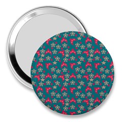 Teal Hats 3  Handbag Mirrors by snowwhitegirl
