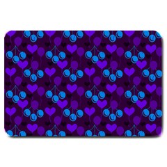 Night Cherries Large Doormat  by snowwhitegirl