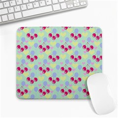 Birthday Cherries Large Mousepads by snowwhitegirl
