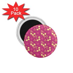 Yellow Pink Cherries 1 75  Magnets (10 Pack)  by snowwhitegirl