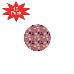 Mauve Dress 1  Mini Buttons (10 Pack)  by snowwhitegirl