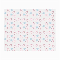Pink Hats Small Glasses Cloth (2-side) by snowwhitegirl